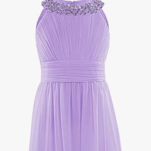 Lilac ball gown